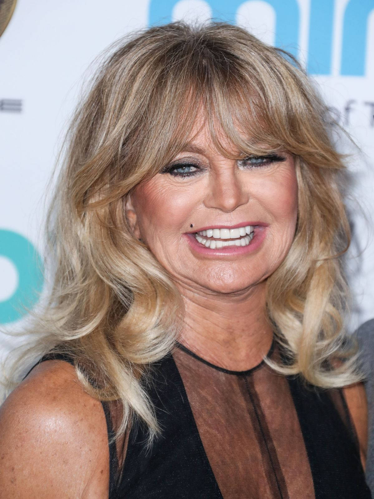 Goldie Hawn, blonde, black sheer top, HD Phone Wallpaper