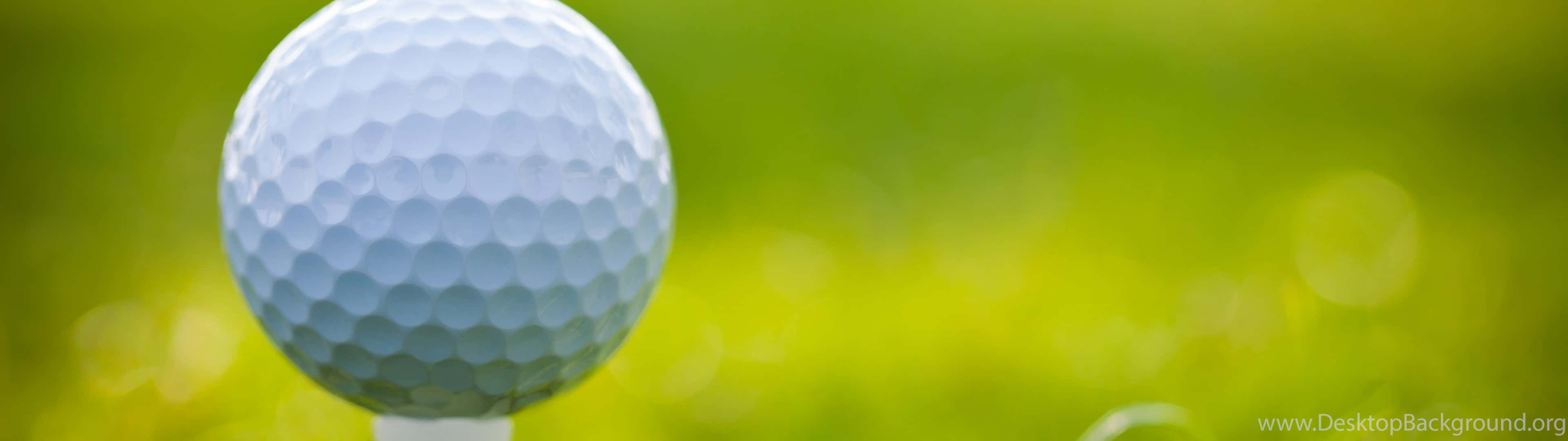 golf, crisp white golf ball, tee, 4K Desktop Wallpaper