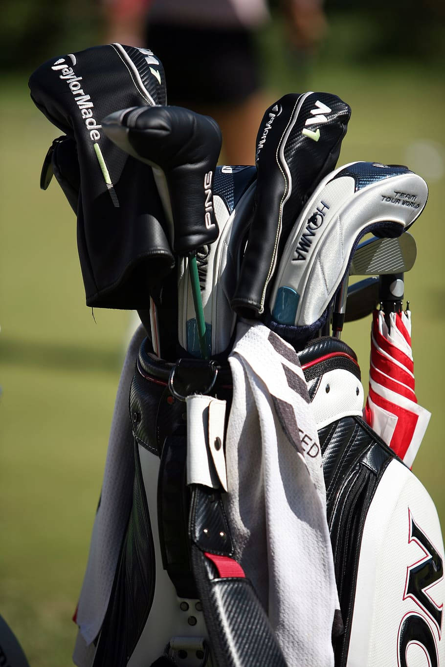 Golf Phone, golf bag, clubs, HD Phone Wallpaper