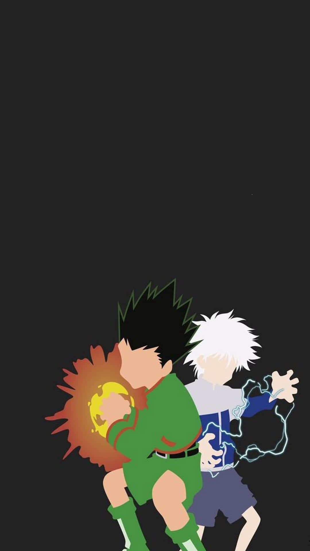 Gon, Killua, spiky hair, Full HD Phone Wallpaper