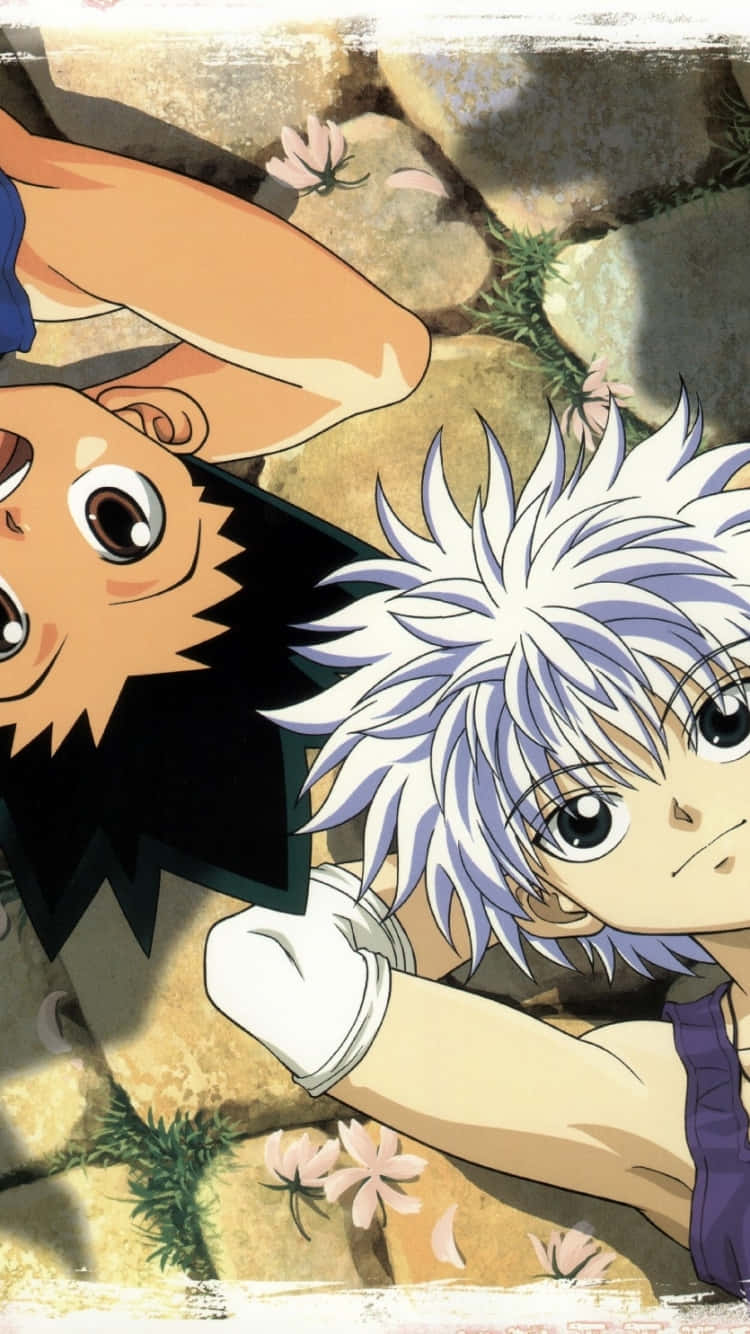 Gon, Killua, spiky hair, HD Phone Wallpaper