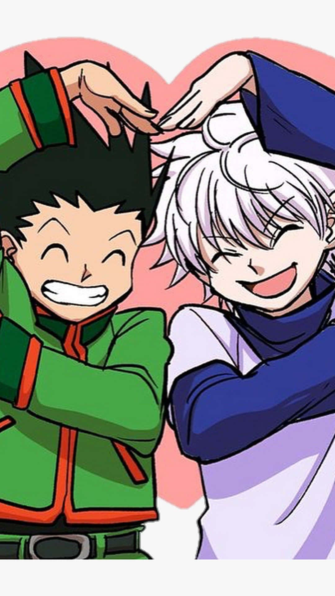 Gon, Killua, spiky hair, Full HD Phone Wallpaper