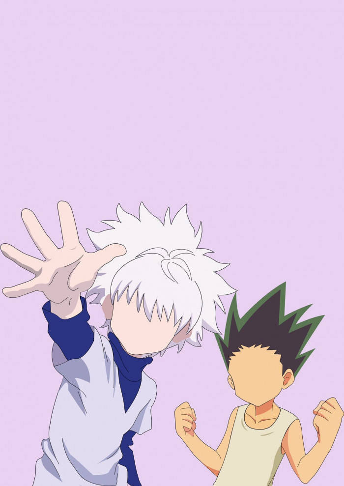 Gon, Killua, spiky hair, SD Phone Wallpaper