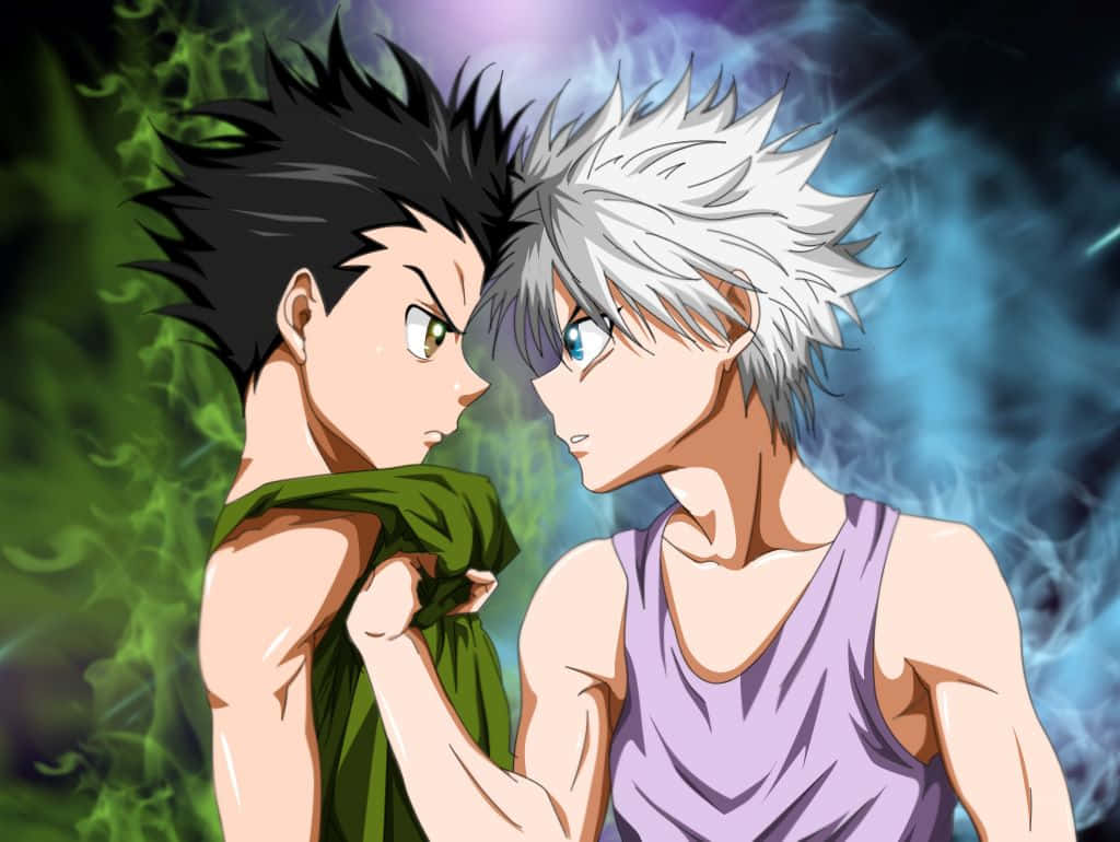 Gon, Killua, anime boys, SD Desktop Wallpaper