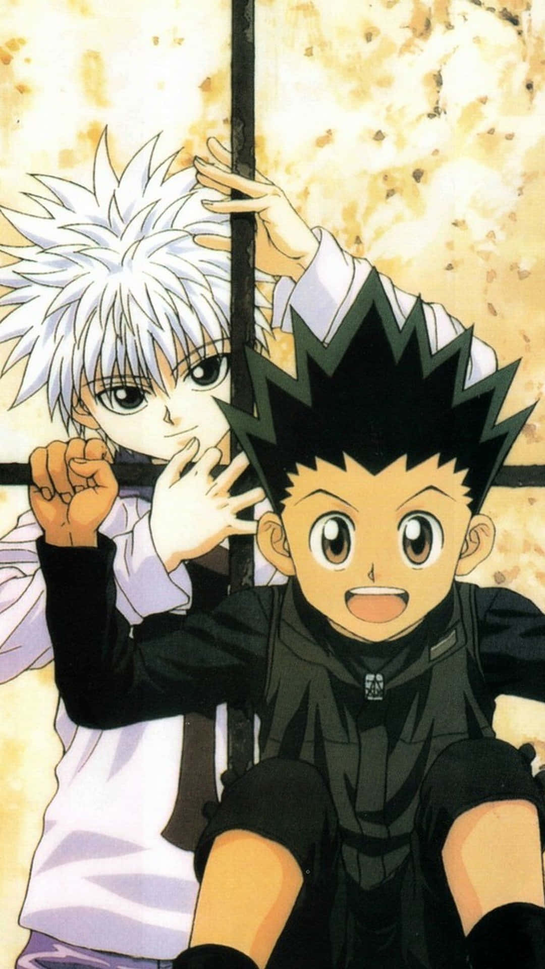 Gon, Killua, spiky hair, Full HD Phone Wallpaper