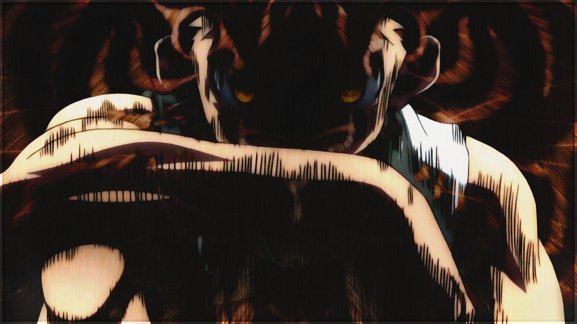 Gon Freecss, glowing eyes, intense expression, Full HD Desktop Wallpaper