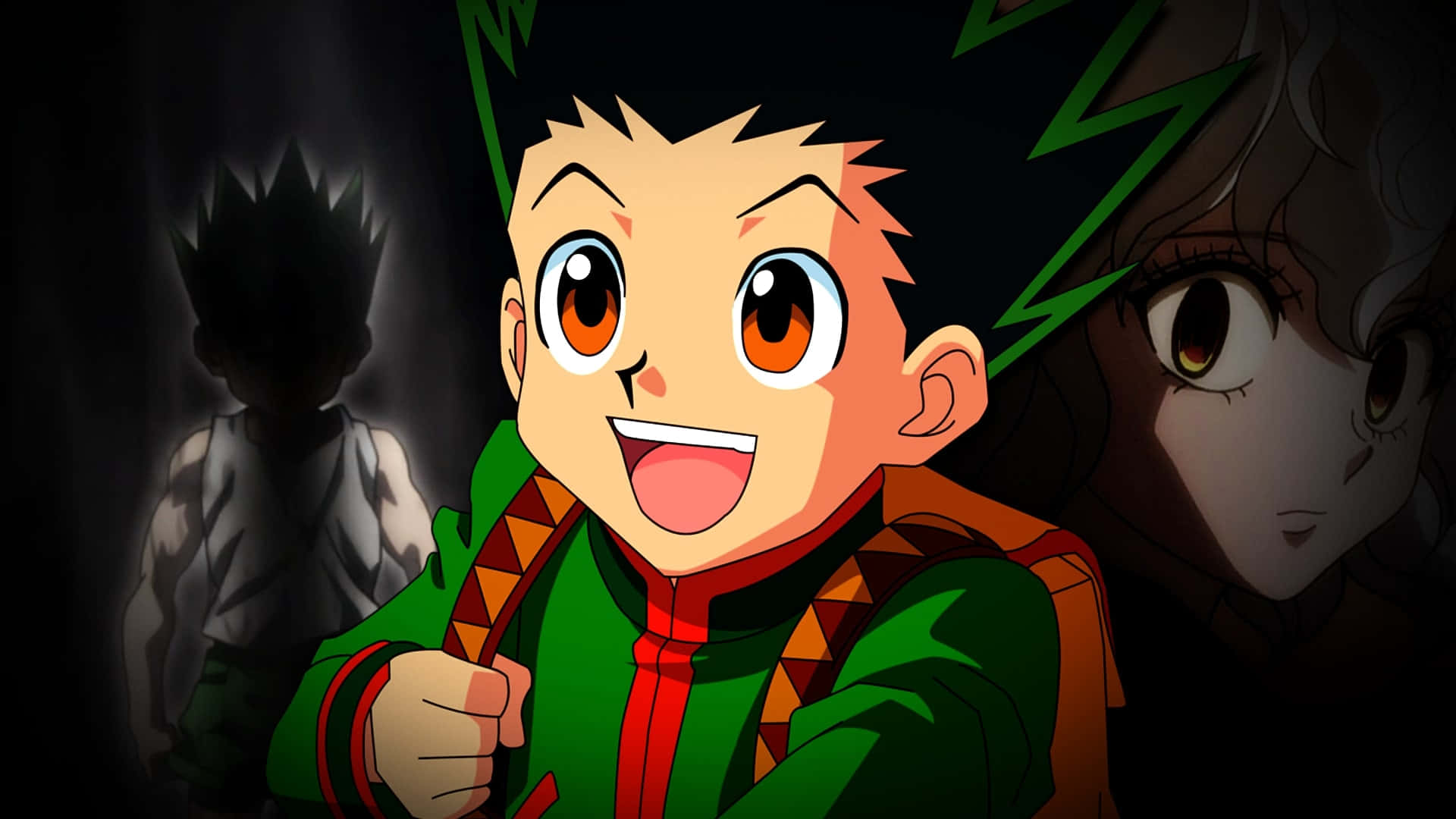 Gon, Hunter x Hunter, green jacket, Full HD Desktop Wallpaper