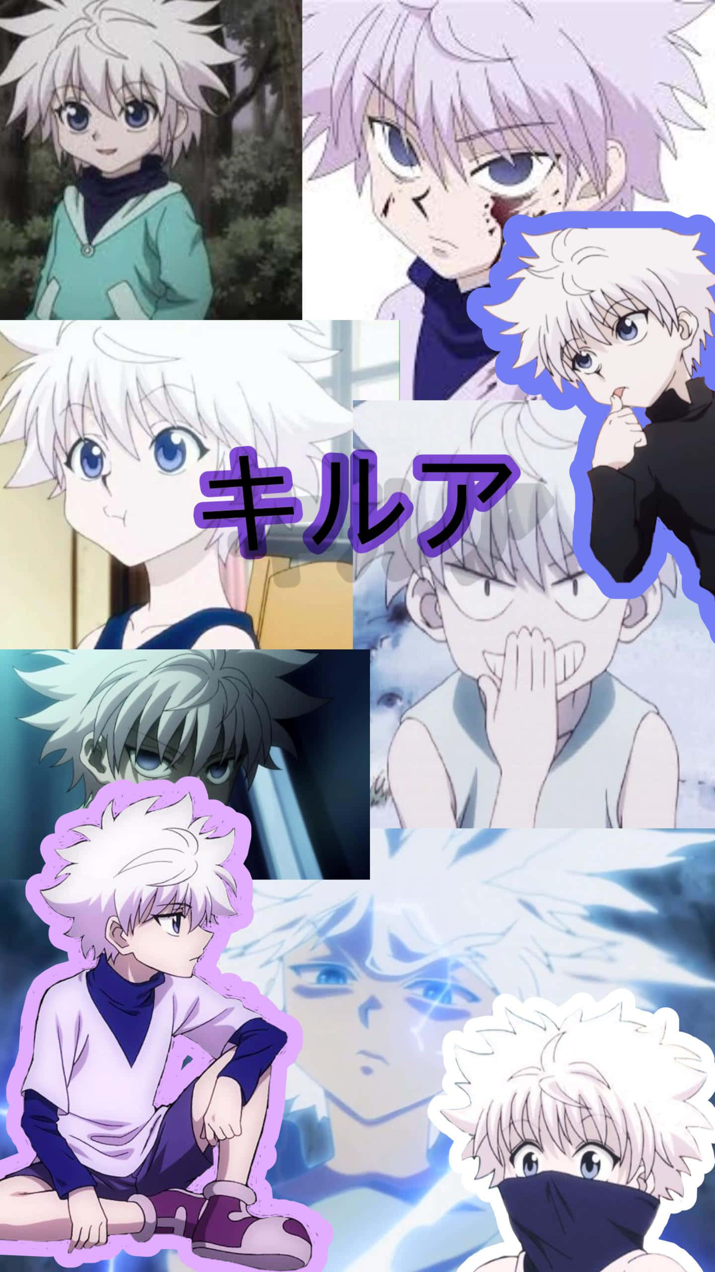 Gon, Killua, white hair, 2K Phone Wallpaper