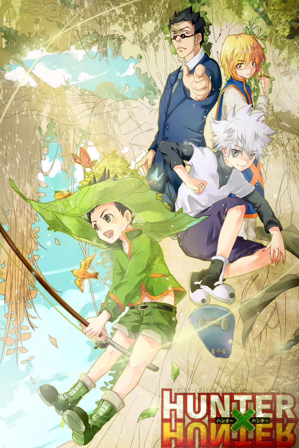 Gon, Killua, jungle, HD Phone Wallpaper
