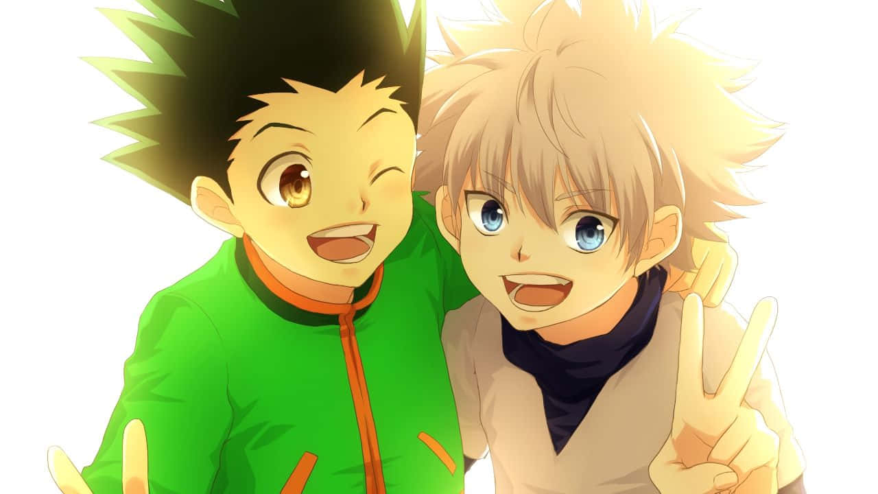 Gon, Killua, anime boys, HD Desktop Wallpaper