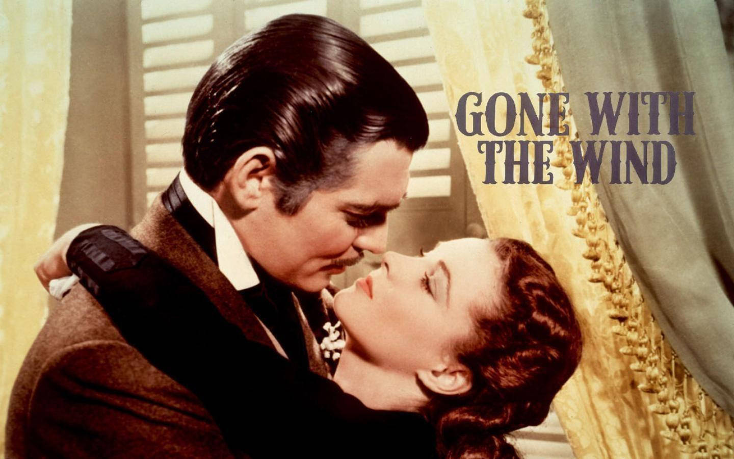 Gone With The Wind, romance film, vintage attire, HD Desktop Wallpaper