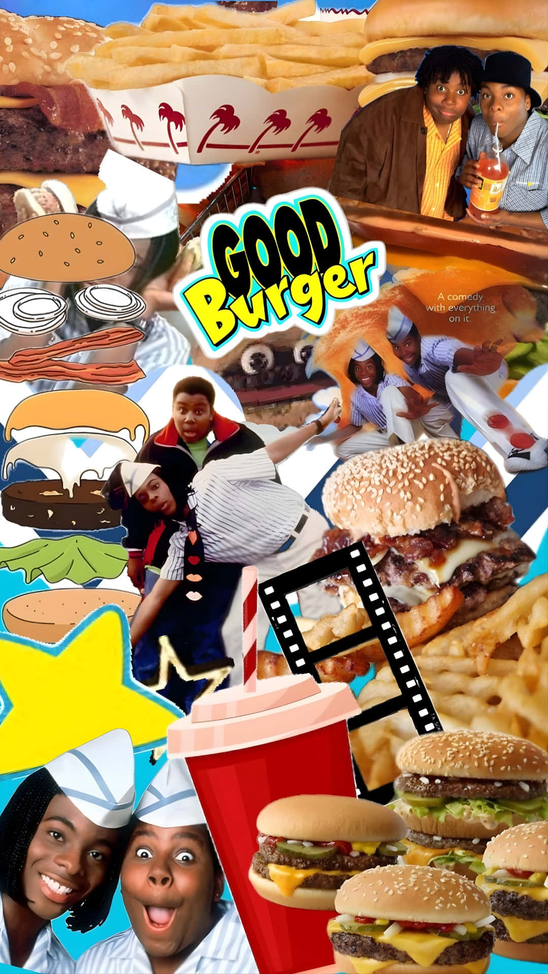 Good Burger, movie characters, fast food burgers, Full HD Phone Wallpaper