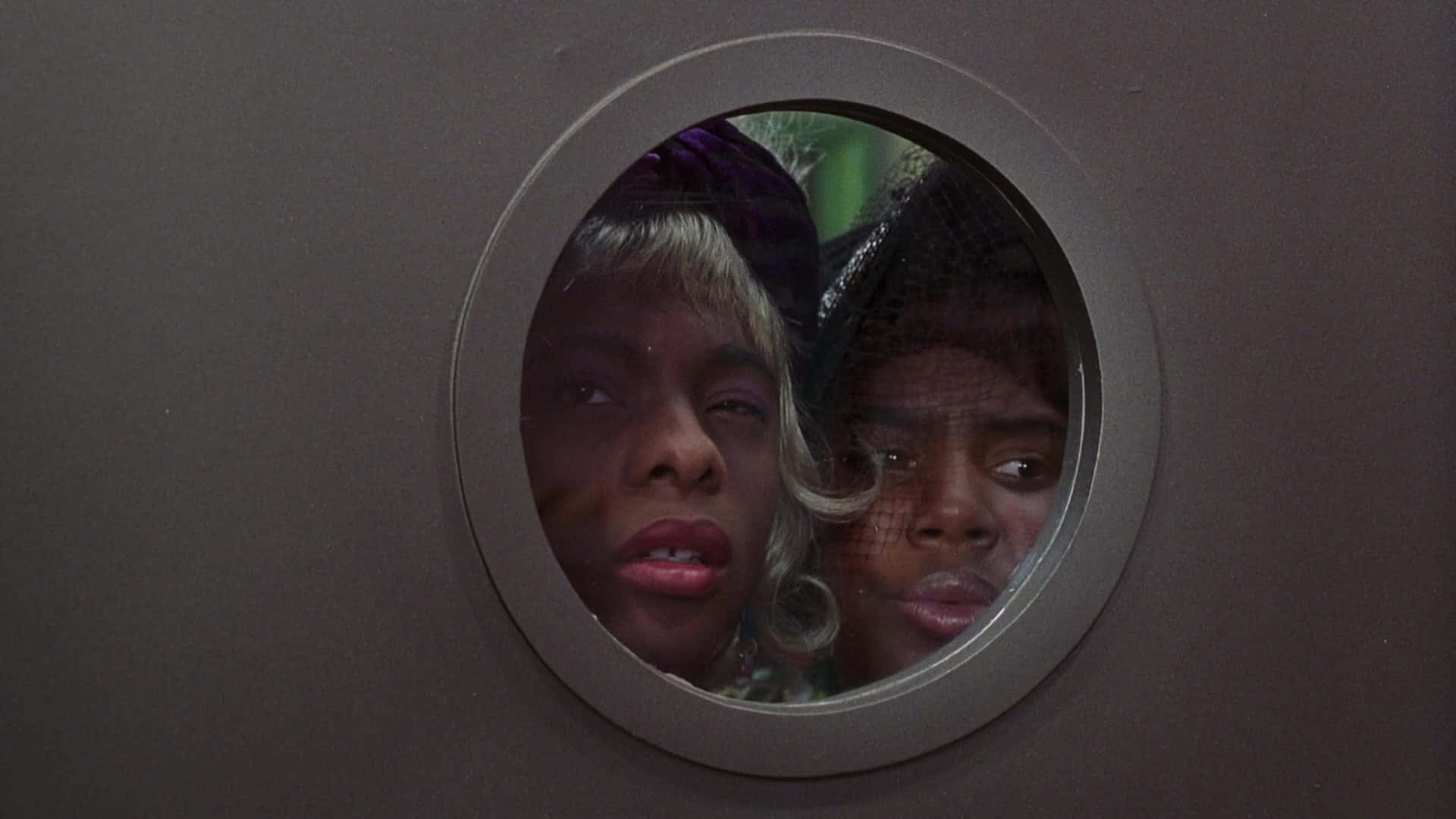 Good Burger, porthole, women, Full HD Desktop Wallpaper