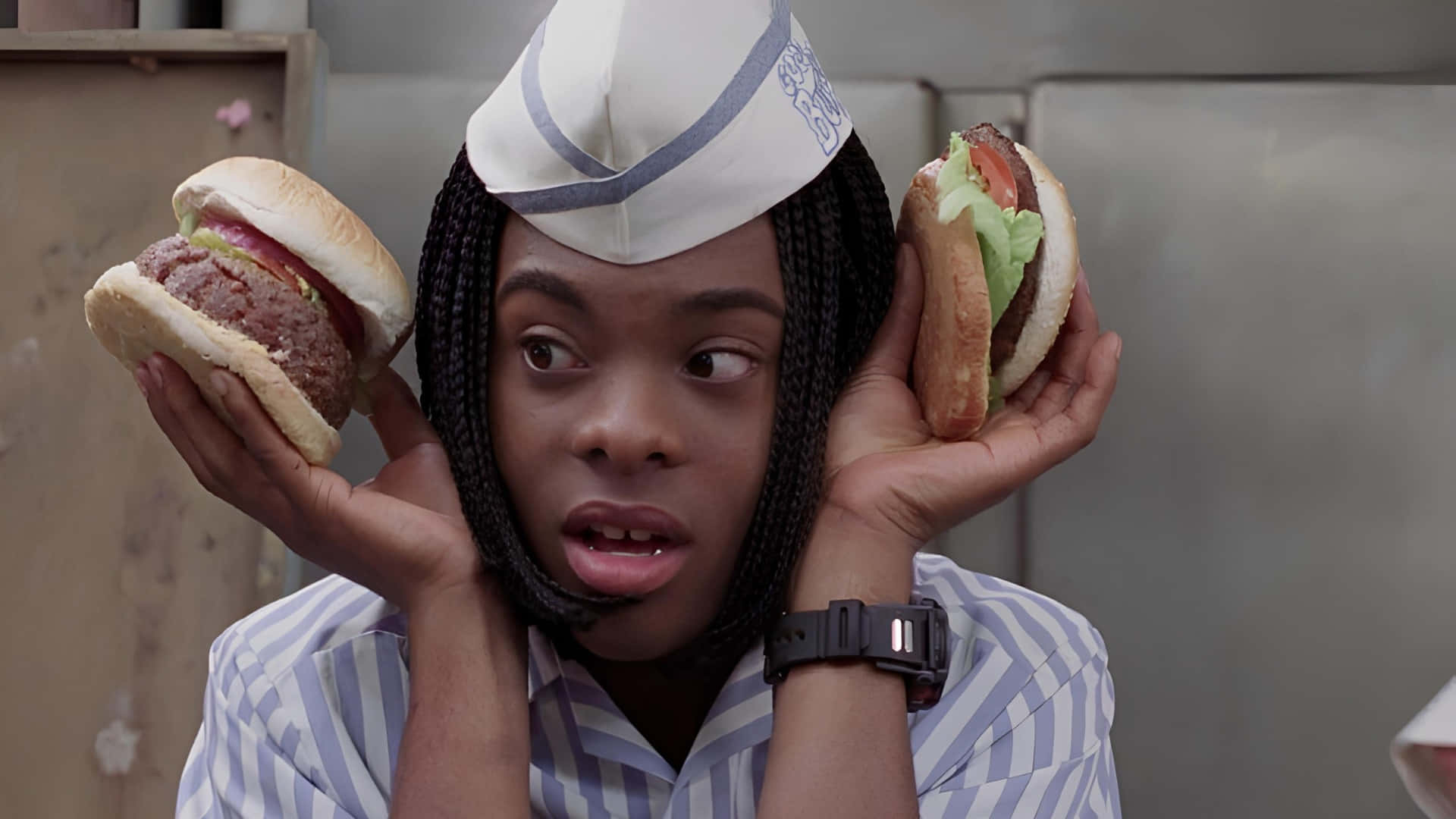 Good Burger, sailor outfit, burgers, Full HD Desktop Wallpaper