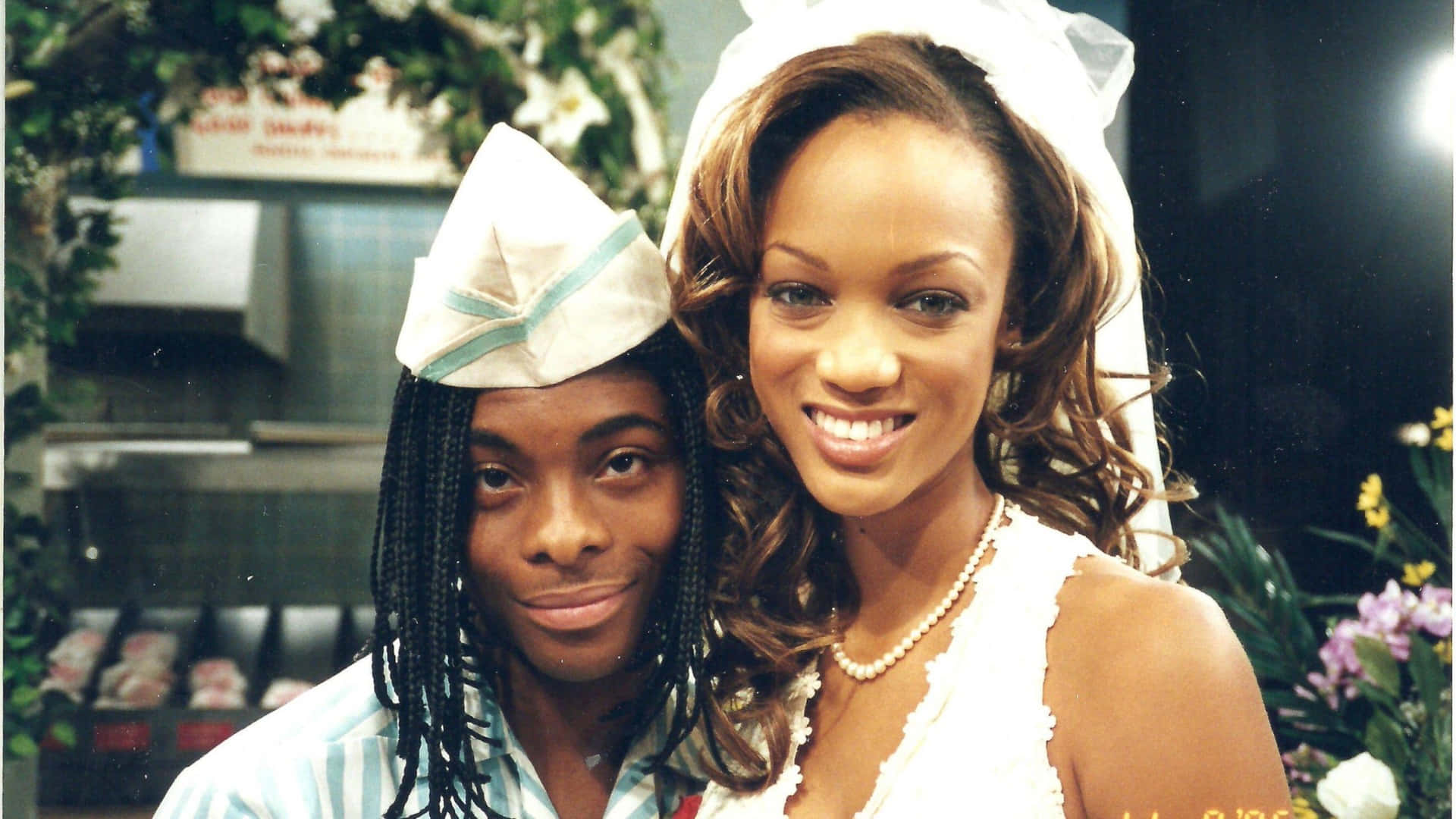 Good Burger, nurse hat, wedding veil, Full HD Desktop Wallpaper