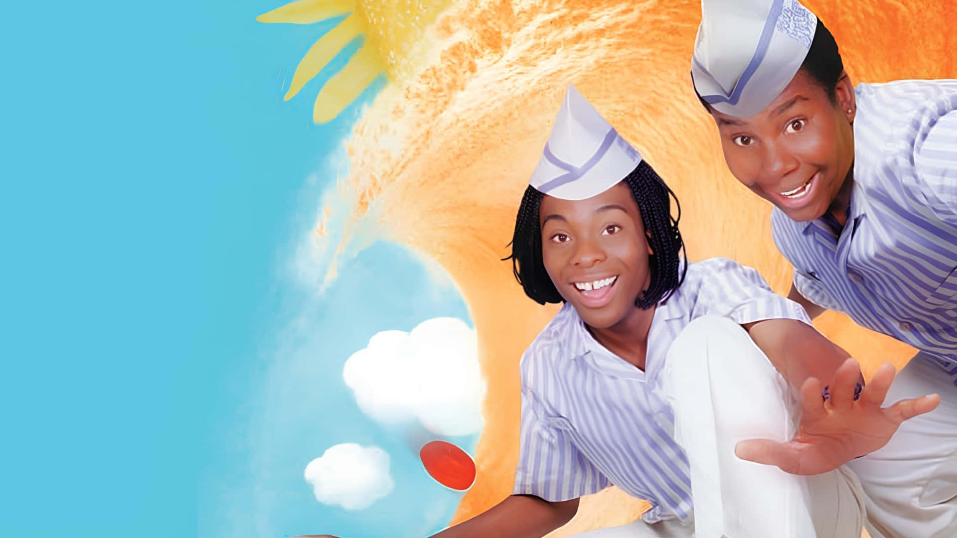 Good Burger, movie scene, sailor outfits, Full HD Desktop Wallpaper