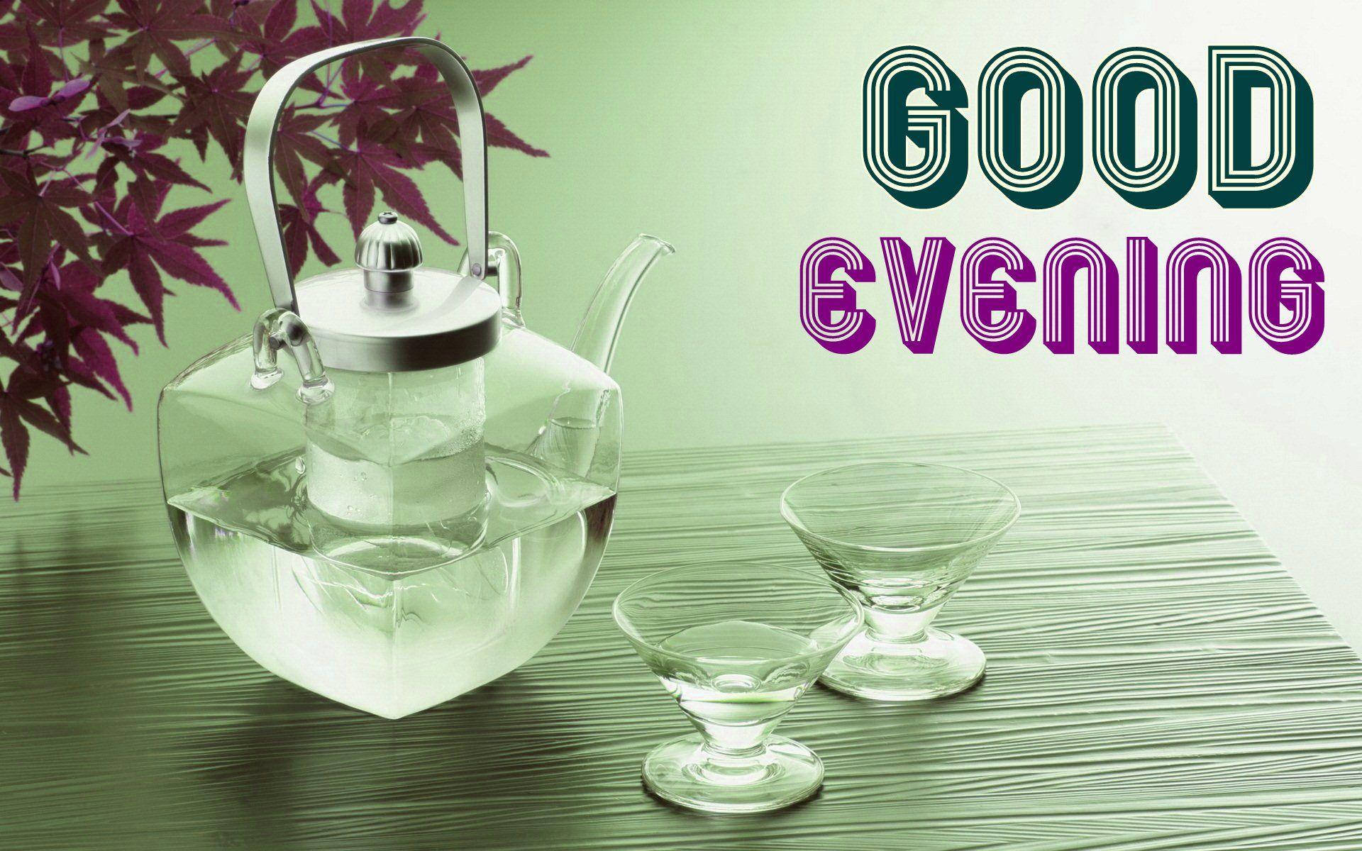 Good Evening, clear pot, glass teapot, Full HD Desktop Wallpaper
