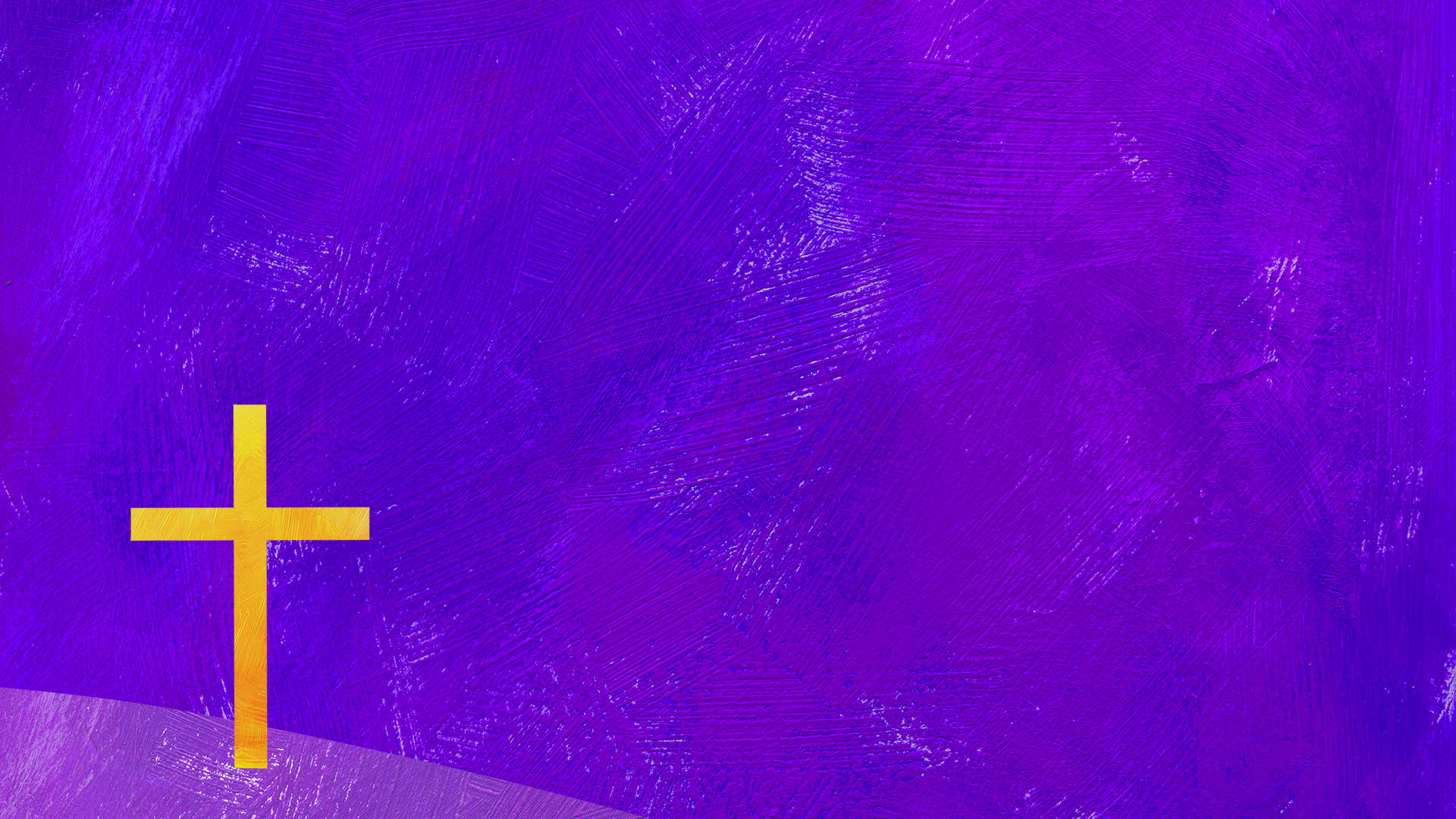 Good Friday, violet, golden cross, Full HD Desktop Wallpaper