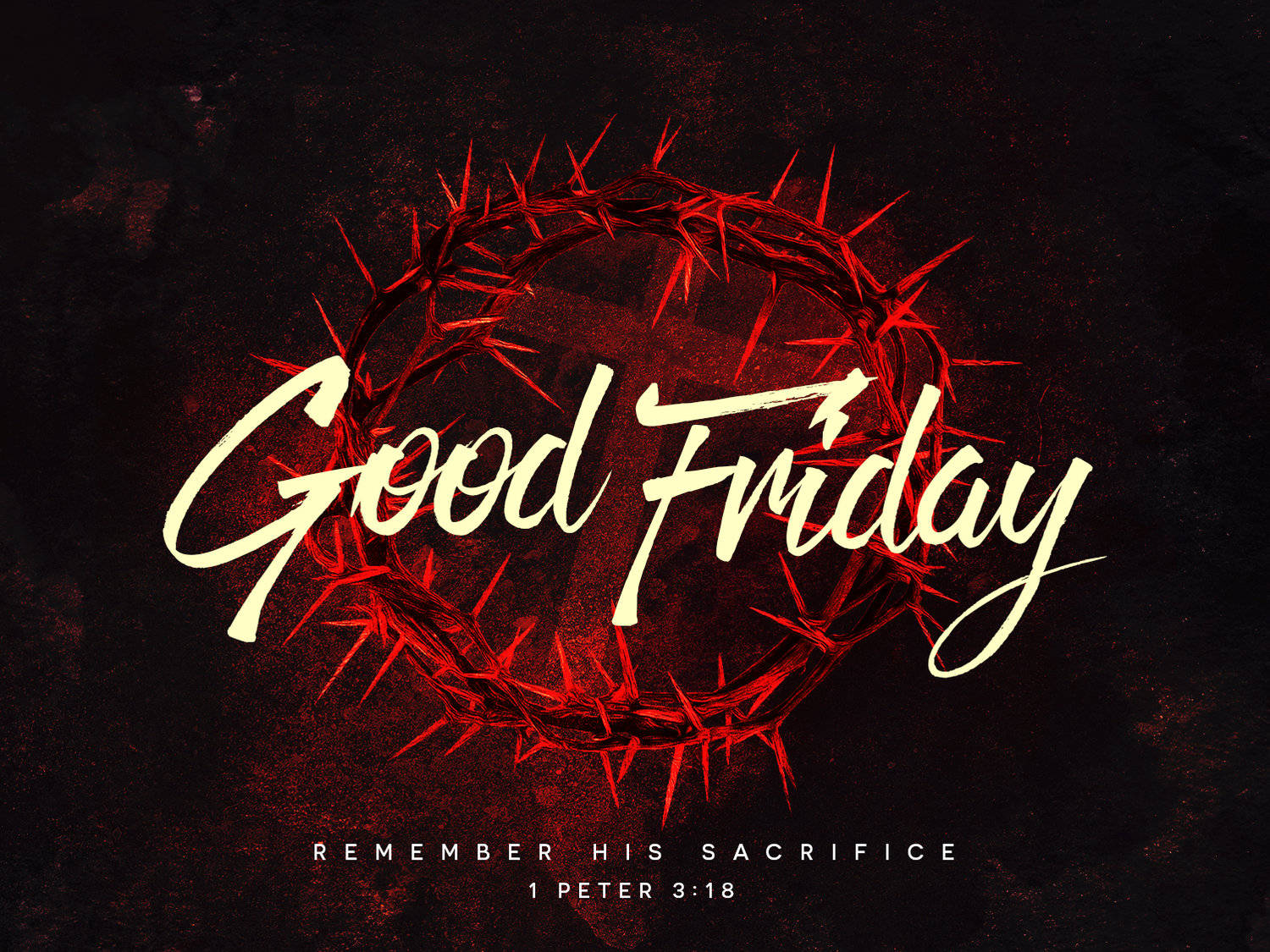 Good Friday, crown of thorns, glowing gold, HD Desktop Wallpaper