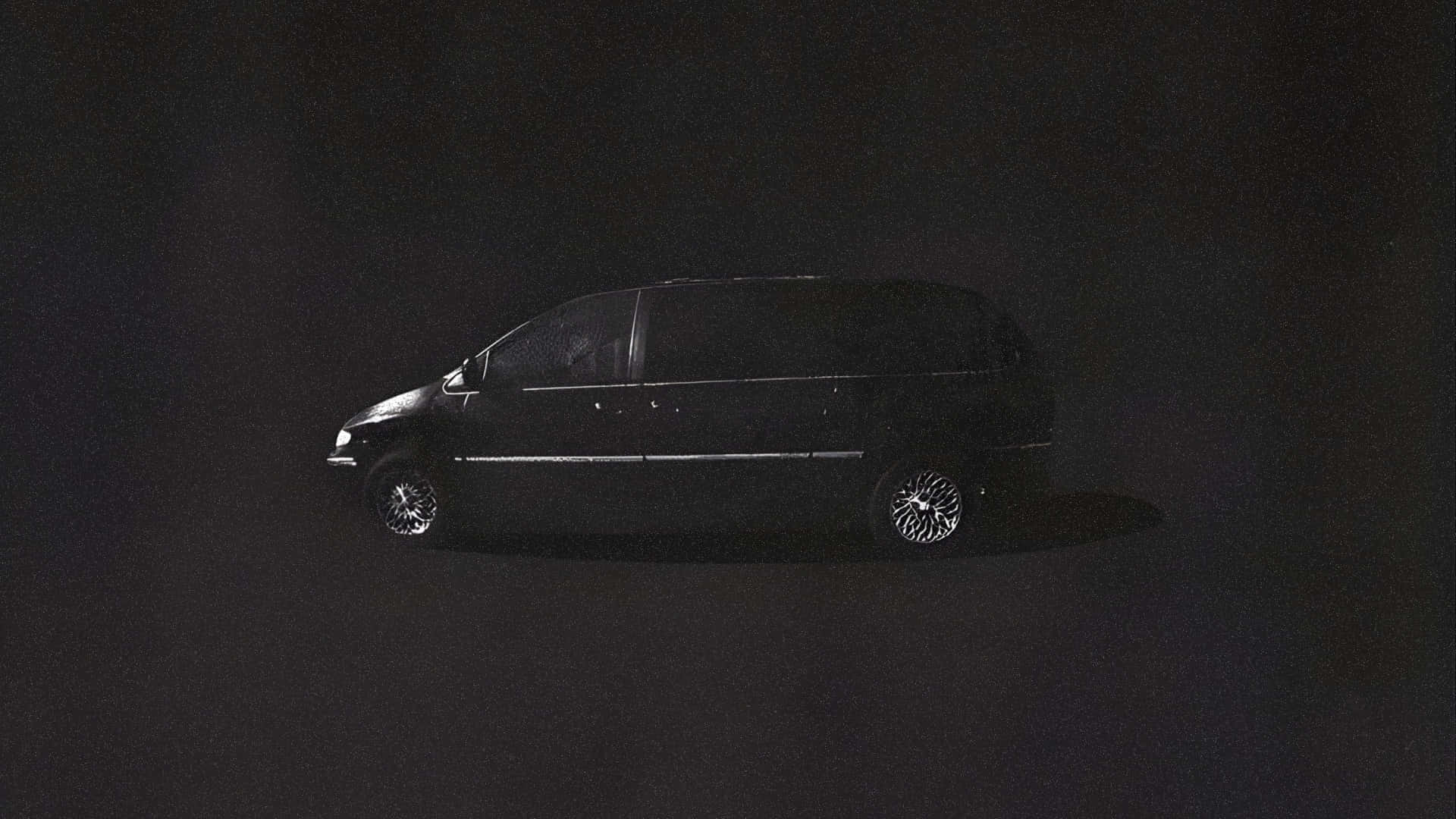 Good Kid Maad City, black minivan, dramatic spotlight, Full HD Desktop Wallpaper