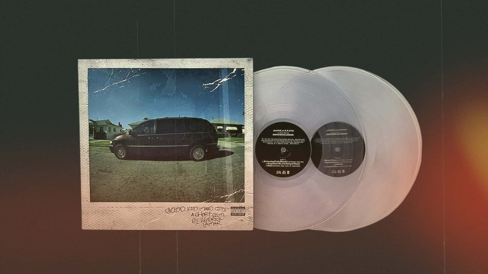 Good Kid Maad City, black minivan, cracked pavement, Full HD Desktop Wallpaper