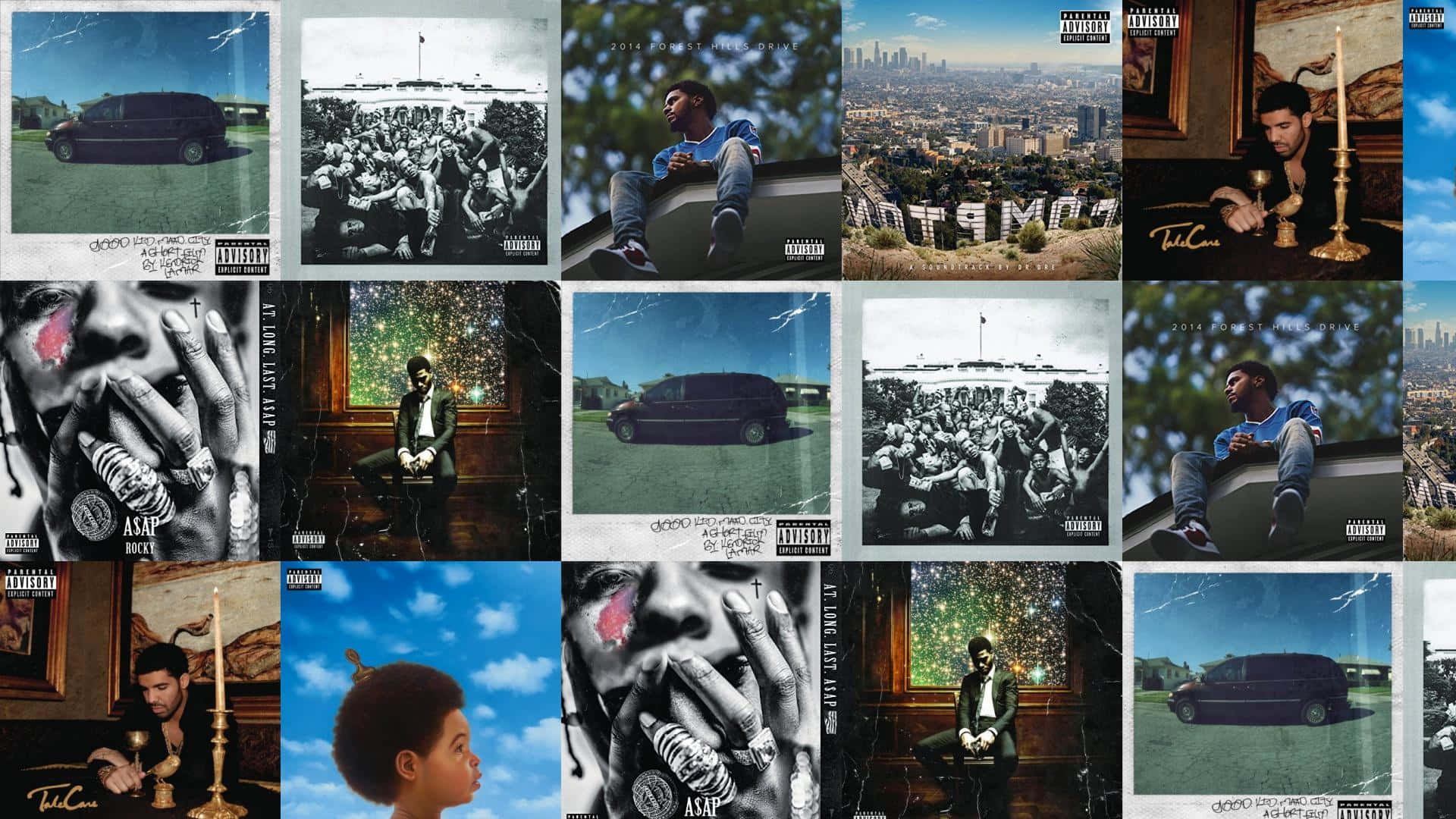 Good Kid Maad City, album covers, urban landscapes, Full HD Desktop Wallpaper