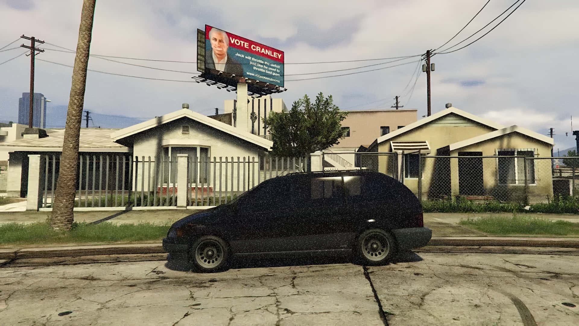 Good Kid Maad City, black SUV, cracked pavement, Full HD Desktop Wallpaper