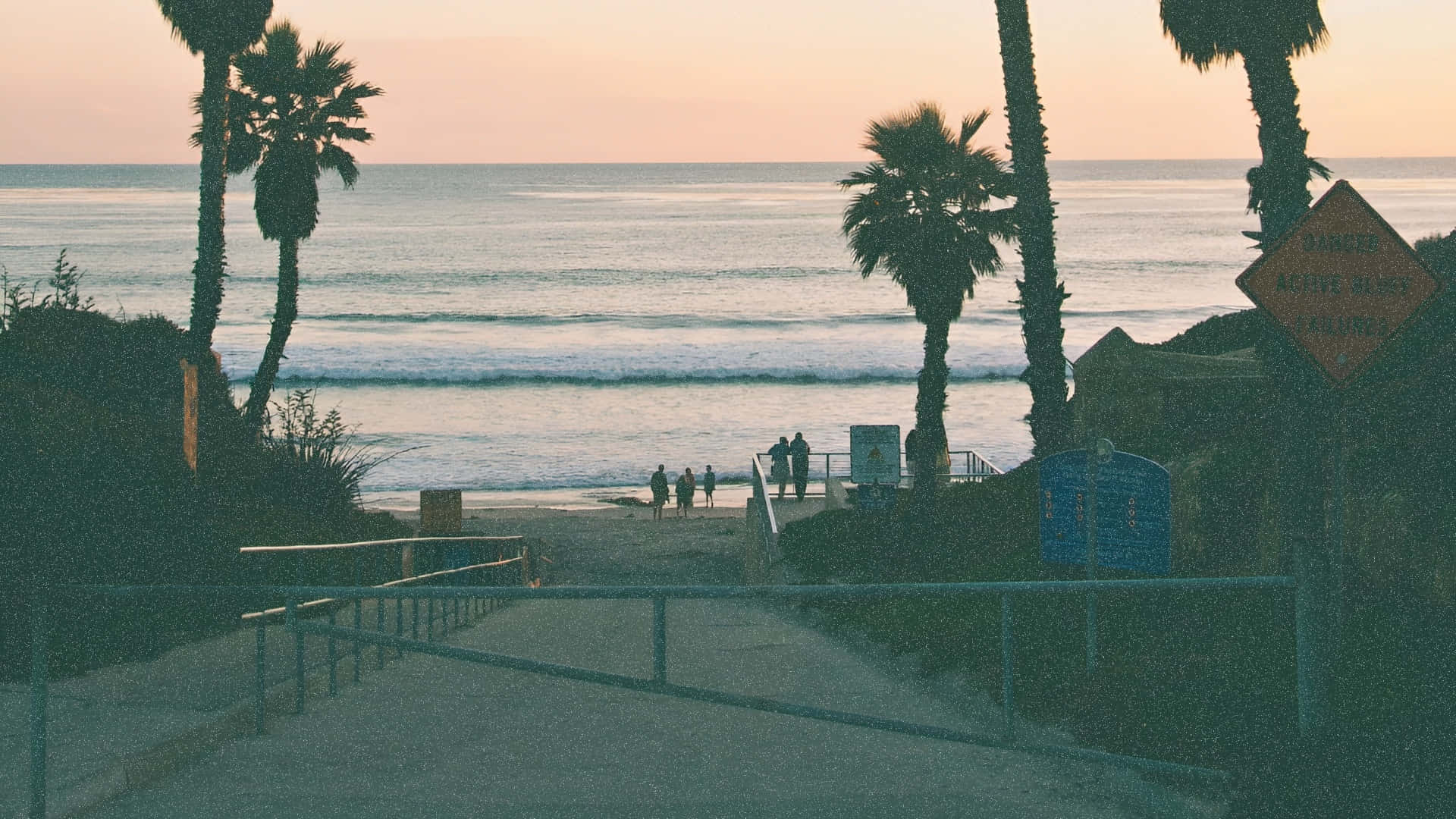 Good Kid Maad City, sunset, beach, Full HD Desktop Wallpaper