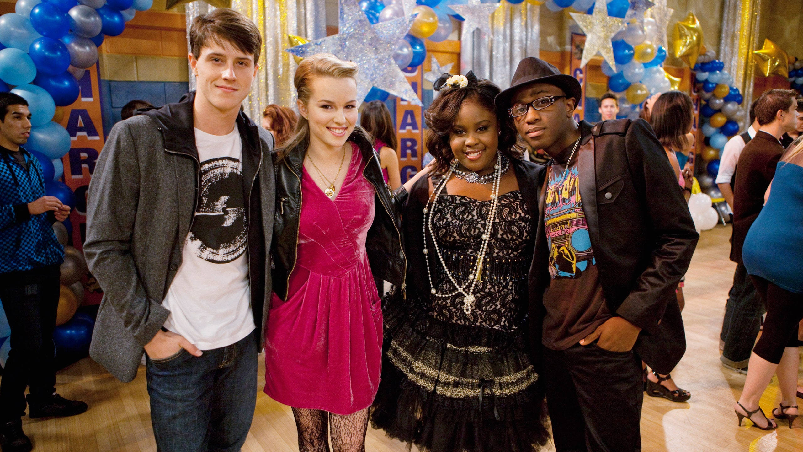 Good Luck Charlie, school dance, balloons, 2K Desktop Wallpaper