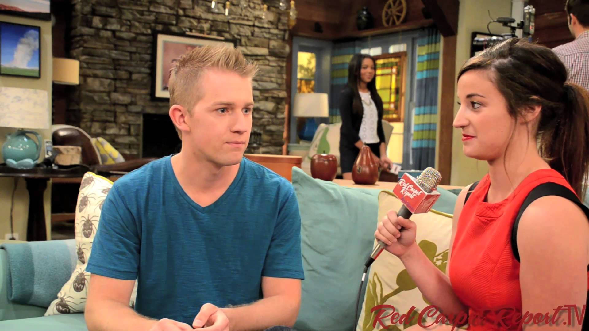 Good Luck Charlie, blue shirt, red top, Full HD Desktop Wallpaper
