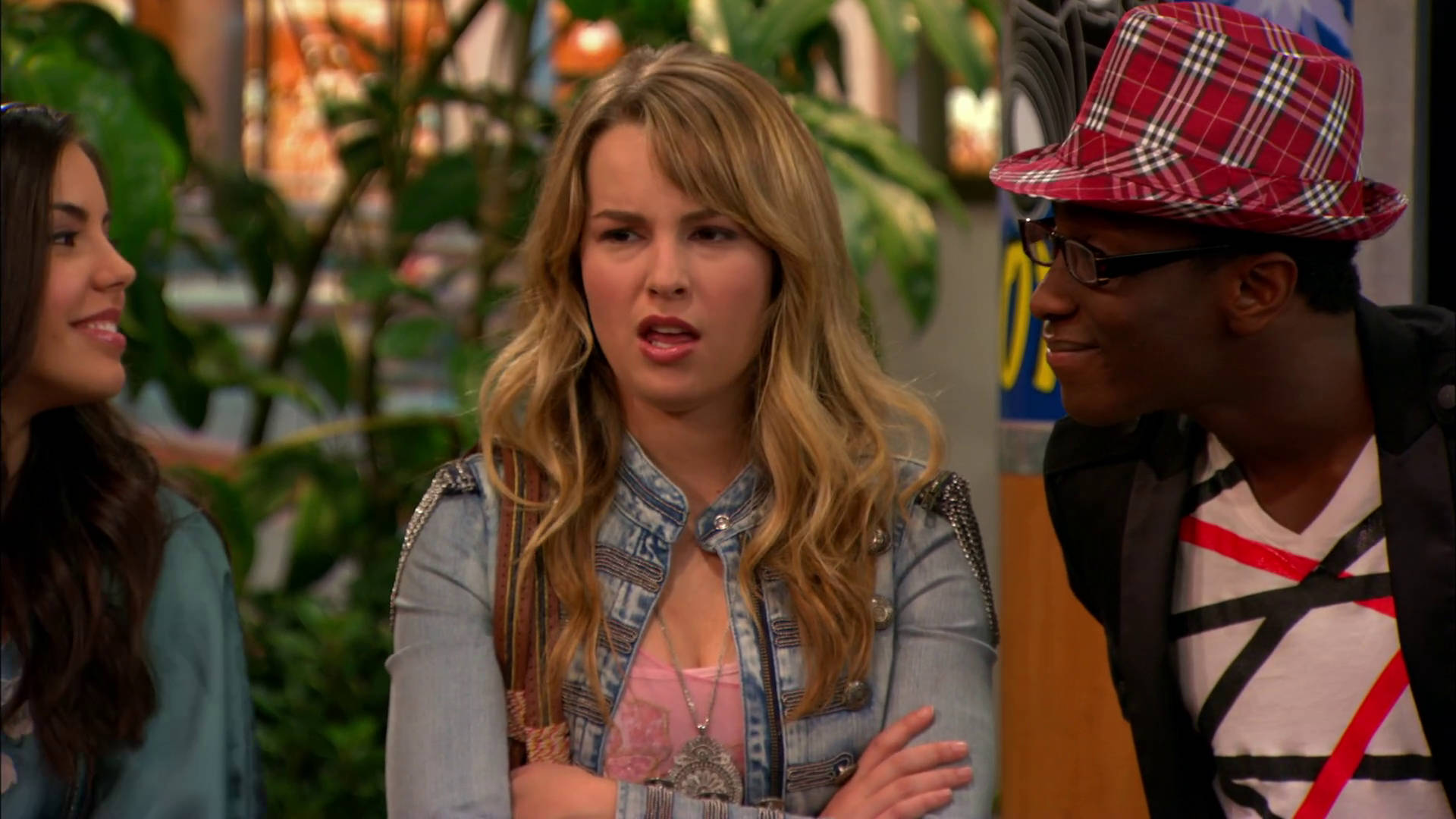 Good Luck Charlie, plaid hat, glasses, Full HD Desktop Wallpaper