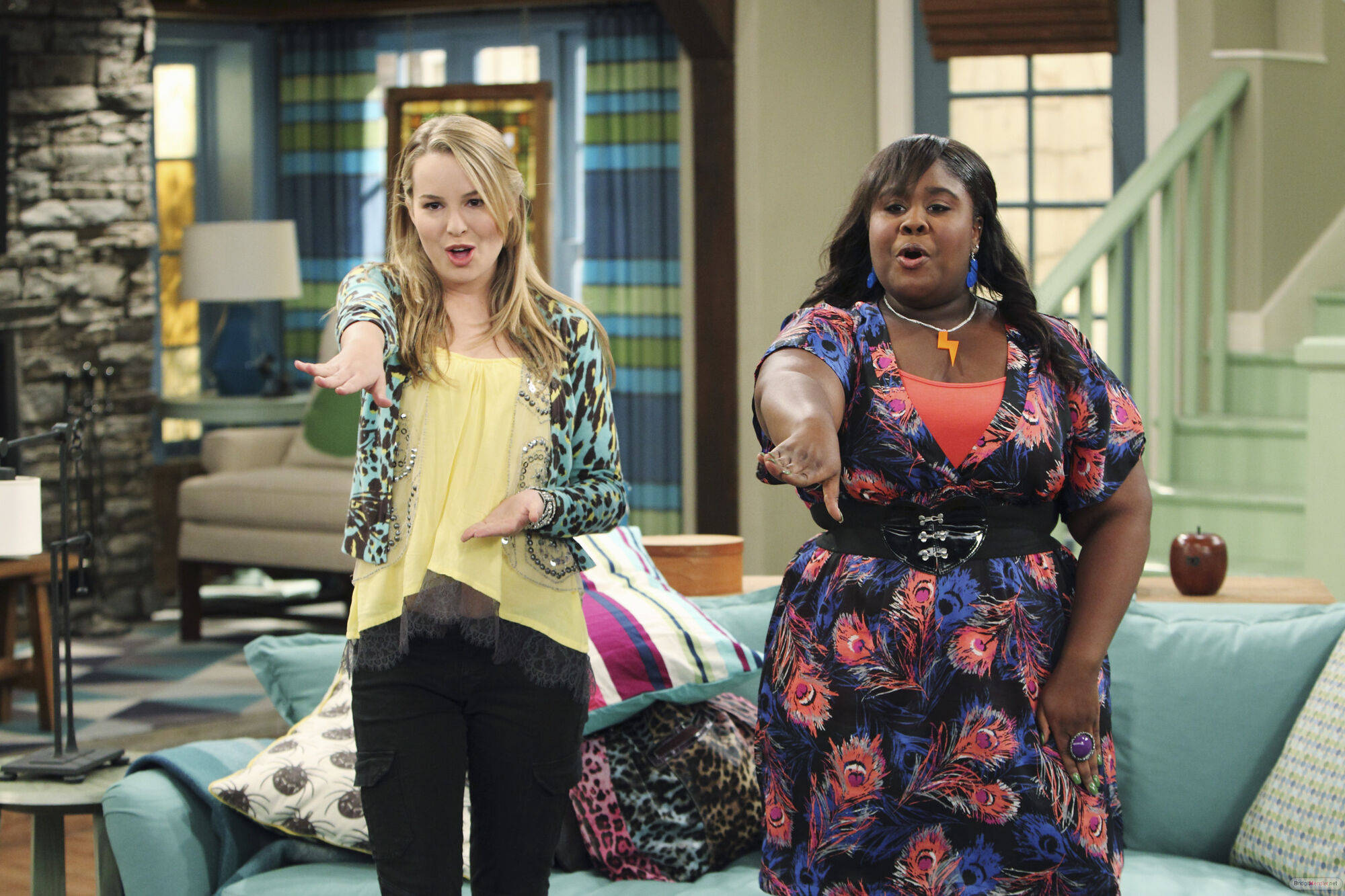 Good Luck Charlie, dance, colorful outfits, Full HD Desktop Wallpaper
