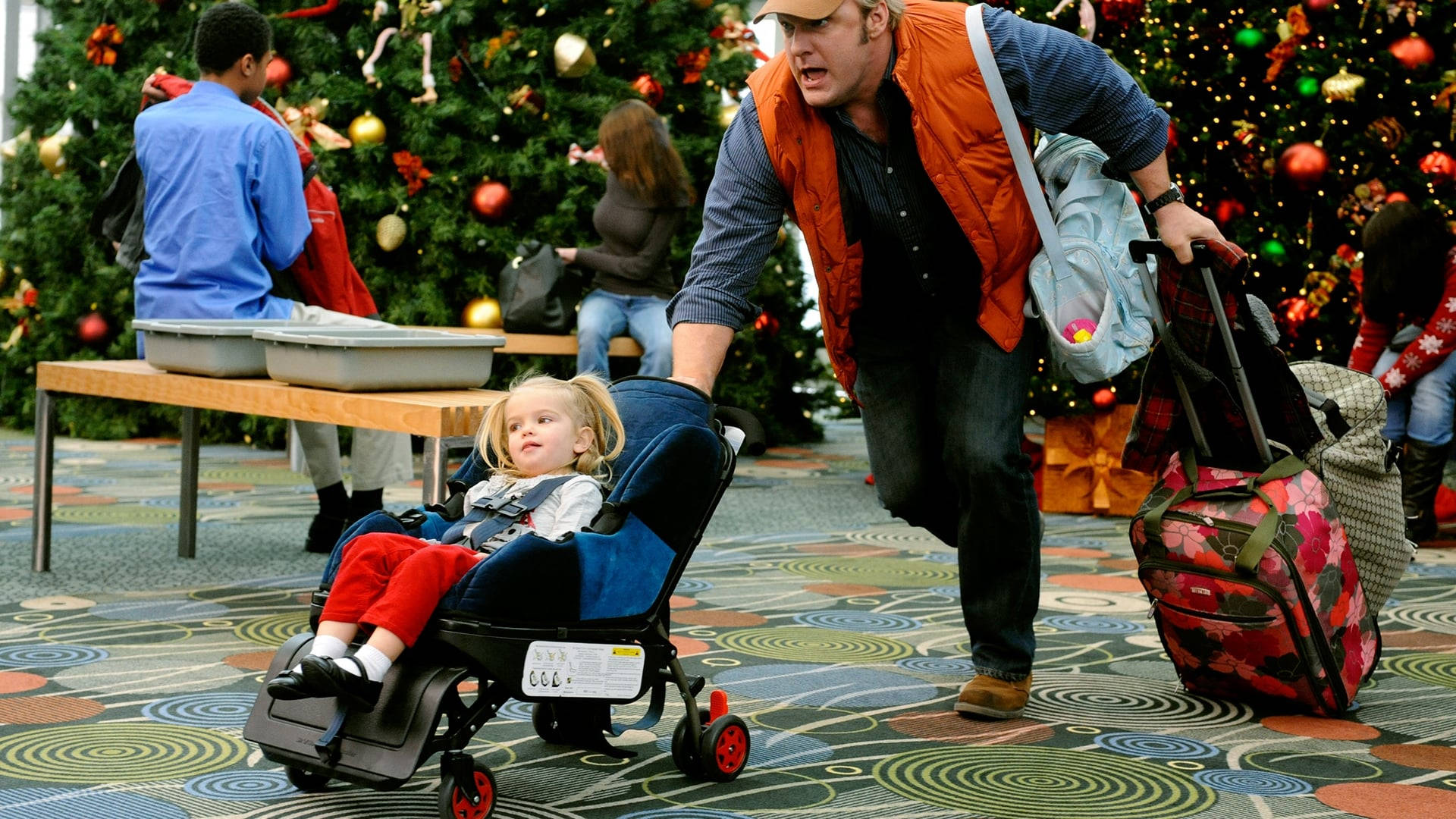 Good Luck Charlie, wheelchair, festive mall, Full HD Desktop Wallpaper
