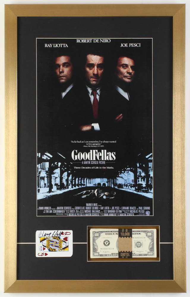Goodfellas, golden frame, movie poster, SD Phone Wallpaper