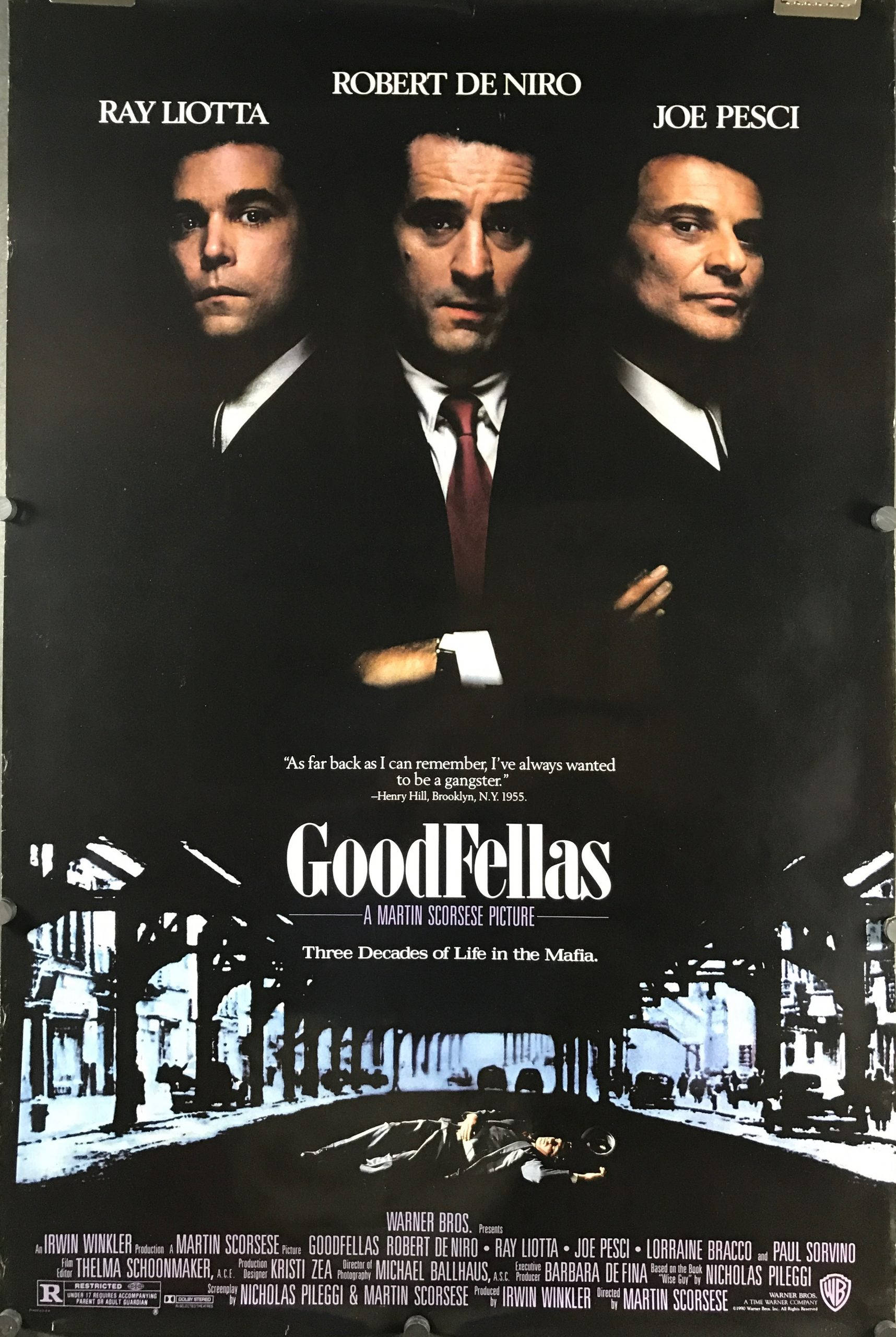 Goodfellas, 1990 movie, flyer, 2K Phone Wallpaper