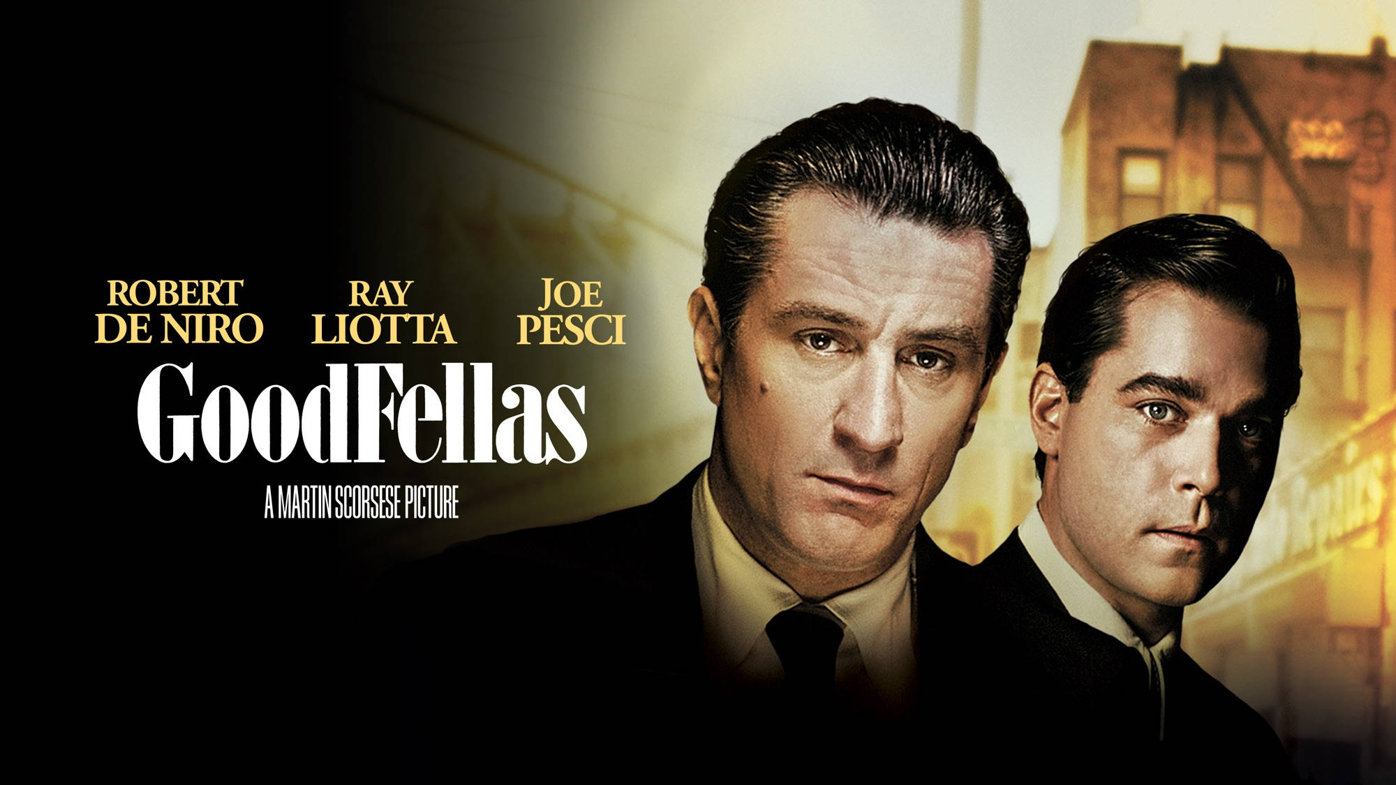 Goodfellas, widescreen cover, men in suits, Full HD Desktop Wallpaper