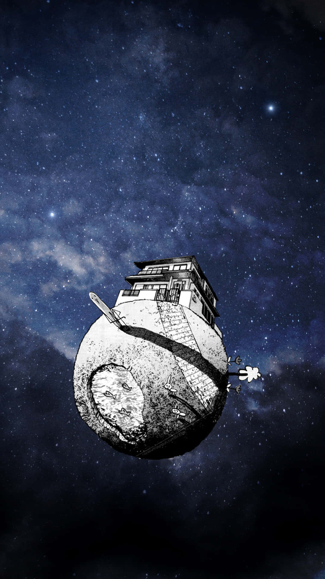 Goodnight Punpun, Punpun, Japanese-style house, Full HD Phone Wallpaper