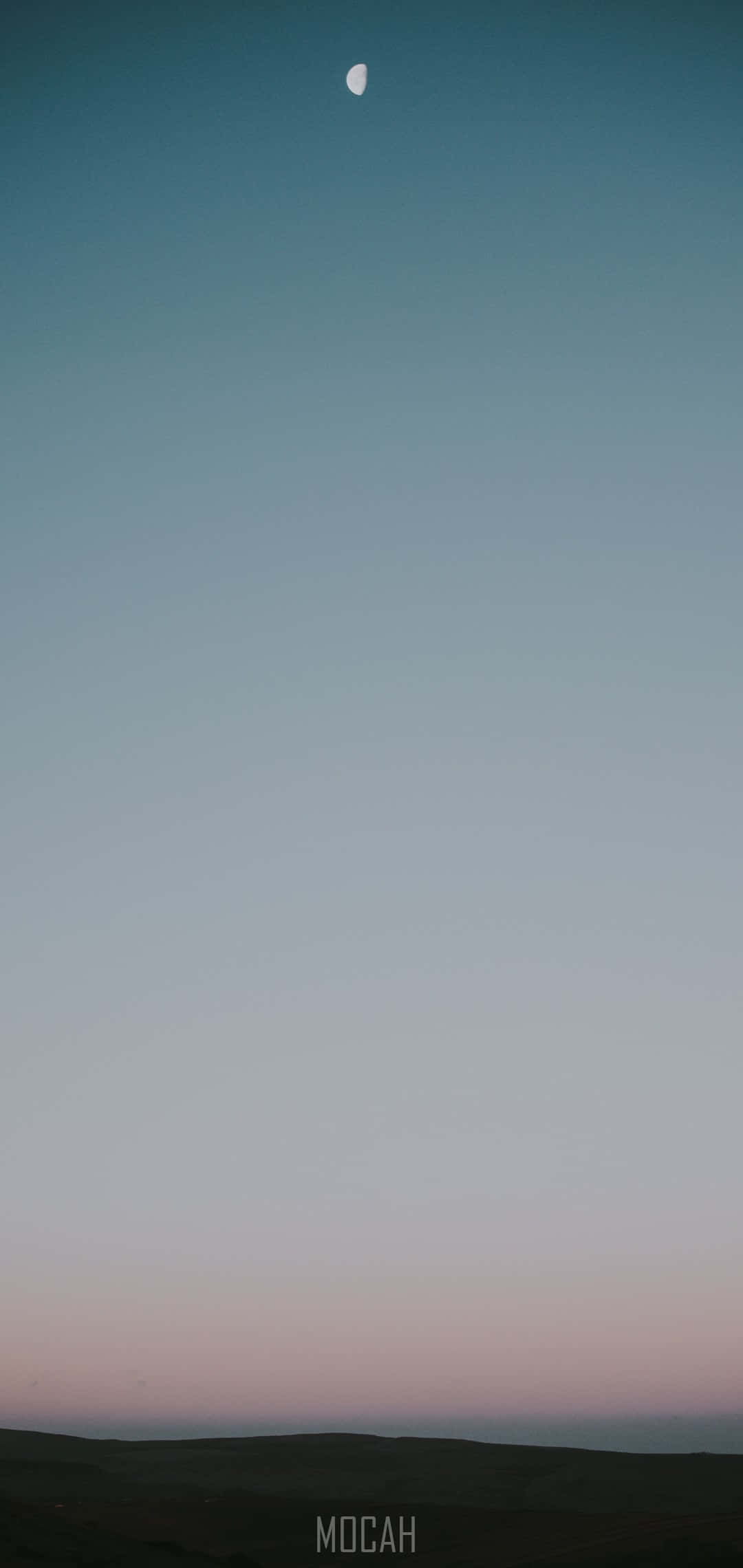 Goodnight Punpun, twilight sky, crescent moon, Full HD Phone Wallpaper