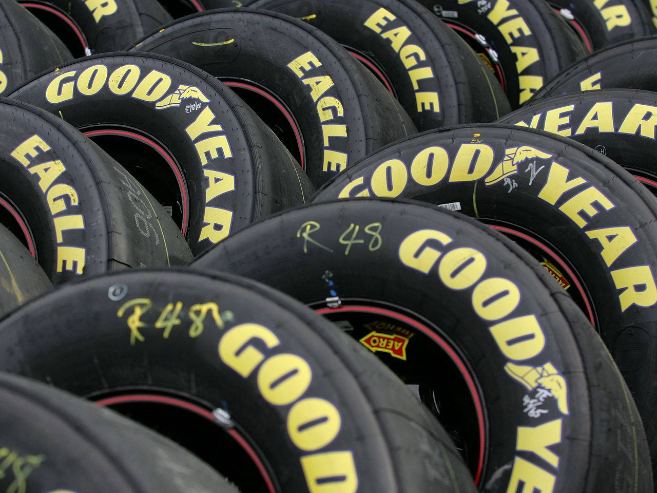 Goodyear, Eagle racing tires, black, HD Desktop Wallpaper