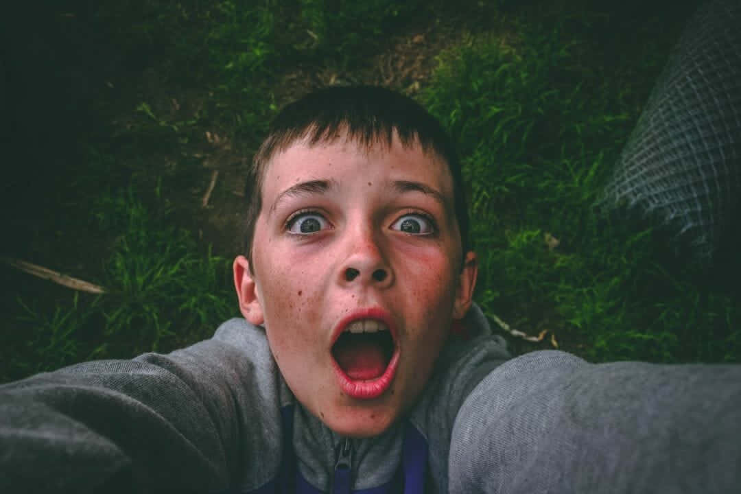 Goofy, selfie, young boy, SD Desktop Wallpaper