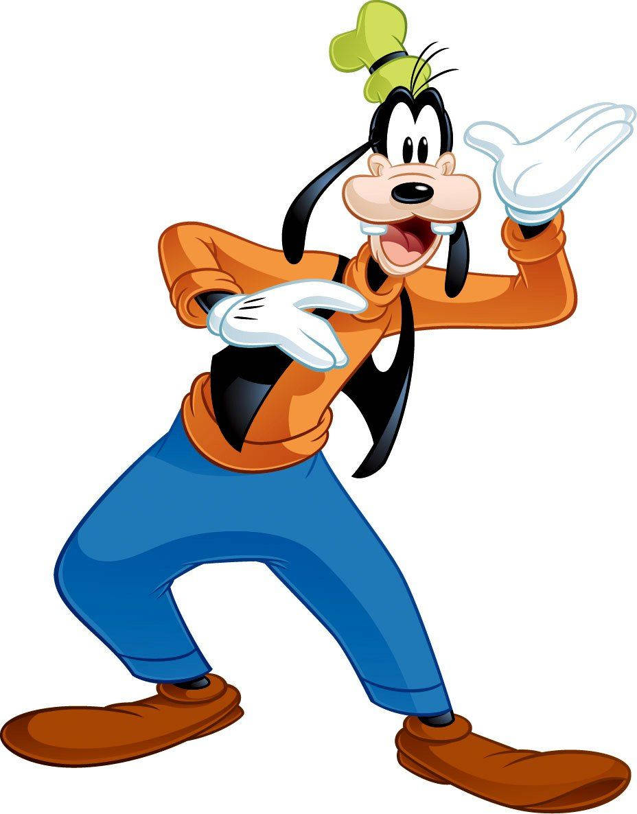 Goofy, classic cartoon style, posing as mime, SD Phone Wallpaper