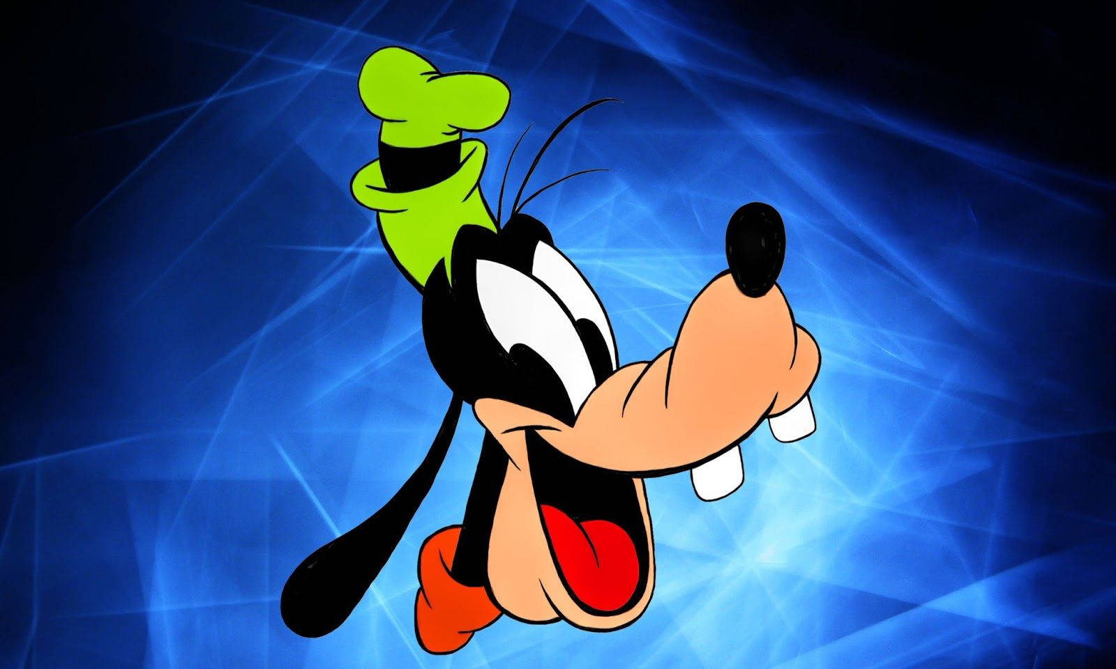 Goofy, green hat, red shoes, HD Desktop Wallpaper
