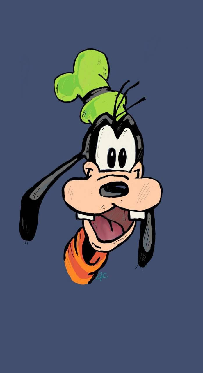 Goofy, green bowtie, orange scarf, HD Phone Wallpaper