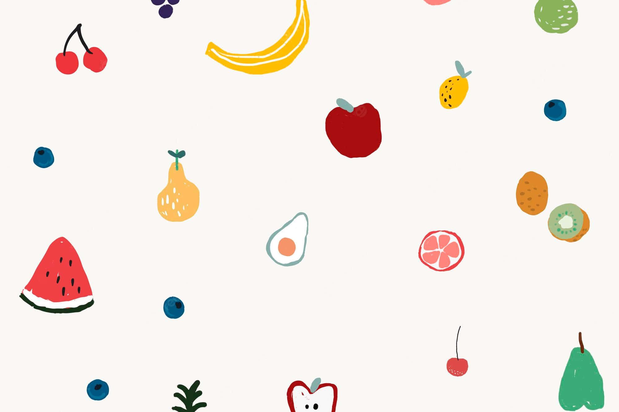 Google Desktop, watermelon, cherries, Full HD Desktop Wallpaper