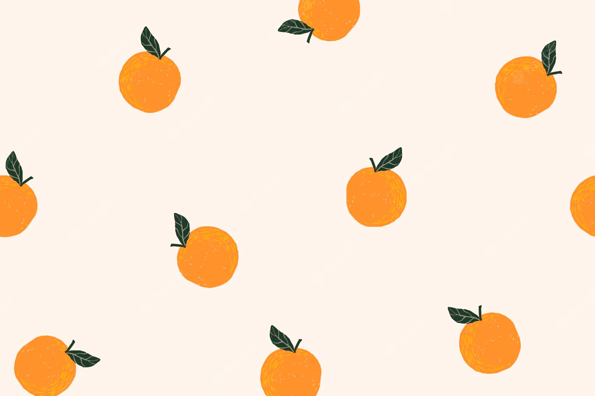Google Desktop, vibrant orange fruits, green leaves, Full HD Desktop Wallpaper