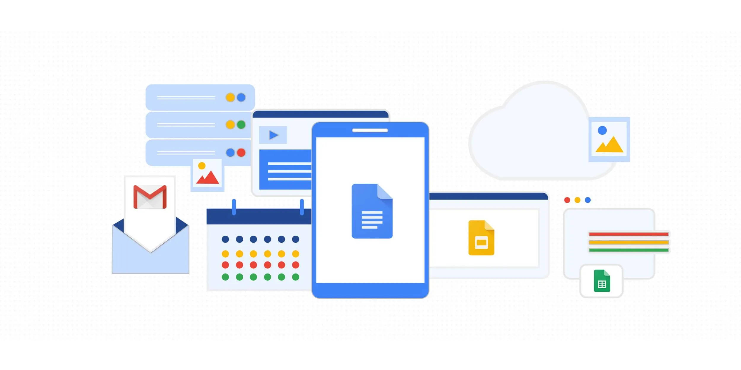 Google Docs, Gmail, Sheets, Full HD Desktop Wallpaper