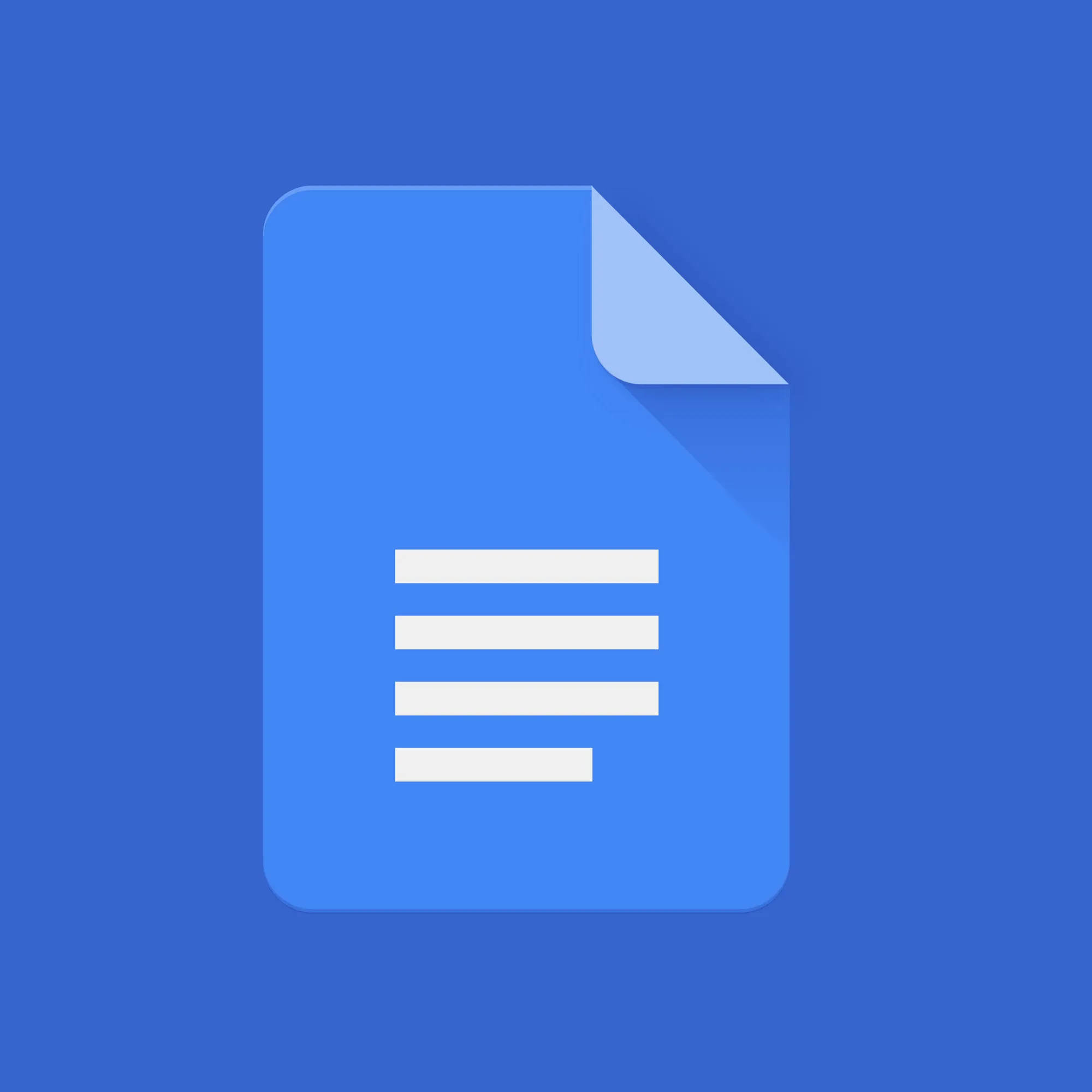 Google Docs, blue, document icon, Full HD Desktop Wallpaper