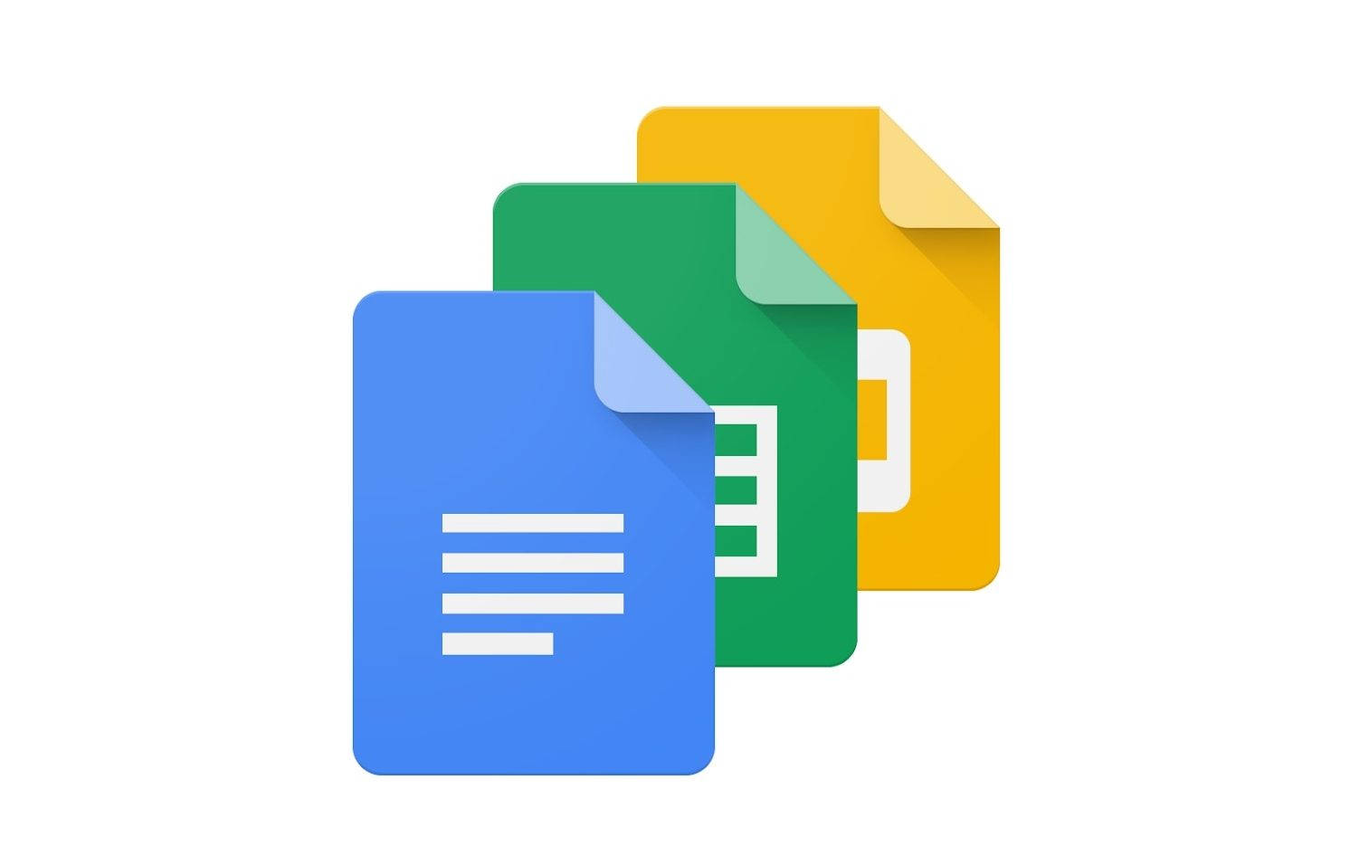 Google Docs, blue green, yellow, HD Desktop Wallpaper