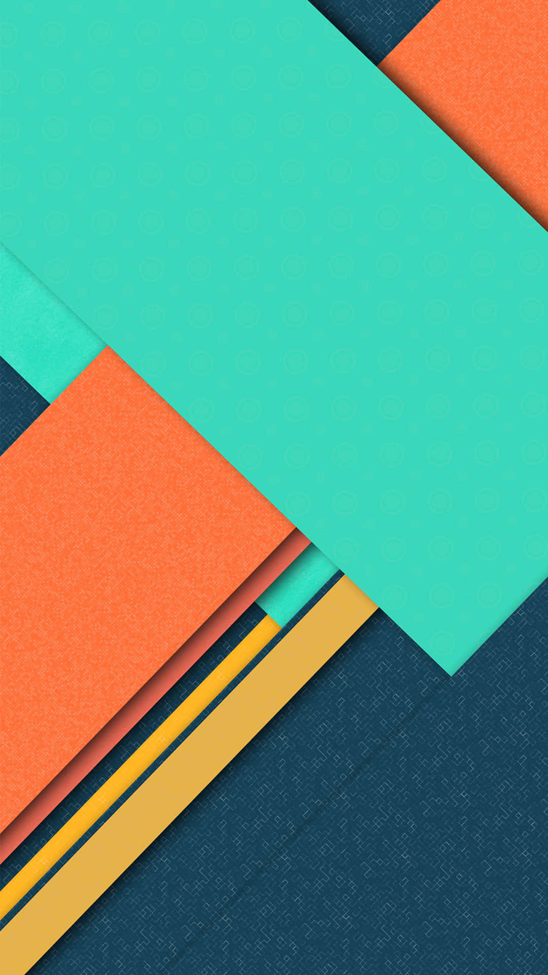 Google Material, teal, orange, Full HD Phone Wallpaper