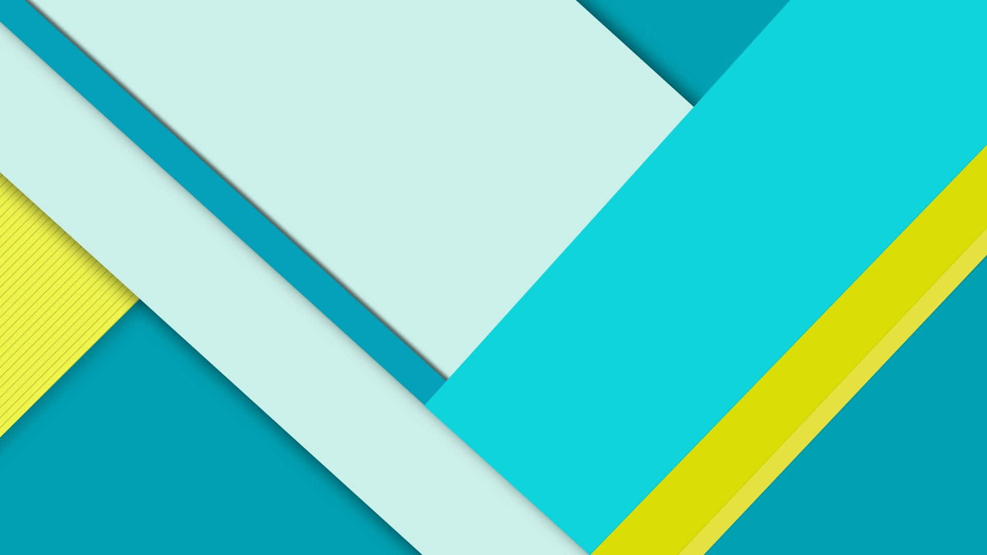 Google Material, teal, yellow, Full HD Desktop Wallpaper